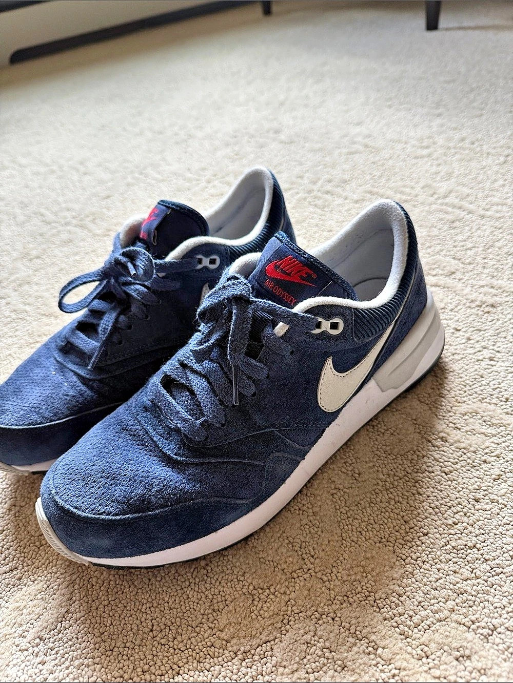 Nike Air Sneakers in Blue & White